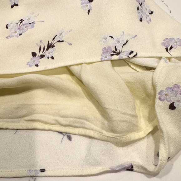 Artizia Sun-deh Yellow Purple Floral Puff Sleeve Sun Dress Womens Size XL NWOT - Picture 5 of 9